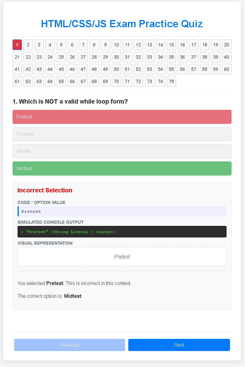 Interactive Quiz Application